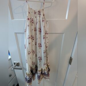 Old Navy Girls Floral Smocked Neck Maxi Dress With Ruffle Hem, 5T